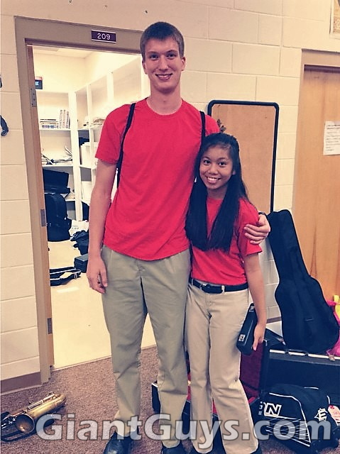 Tall Guy at school
