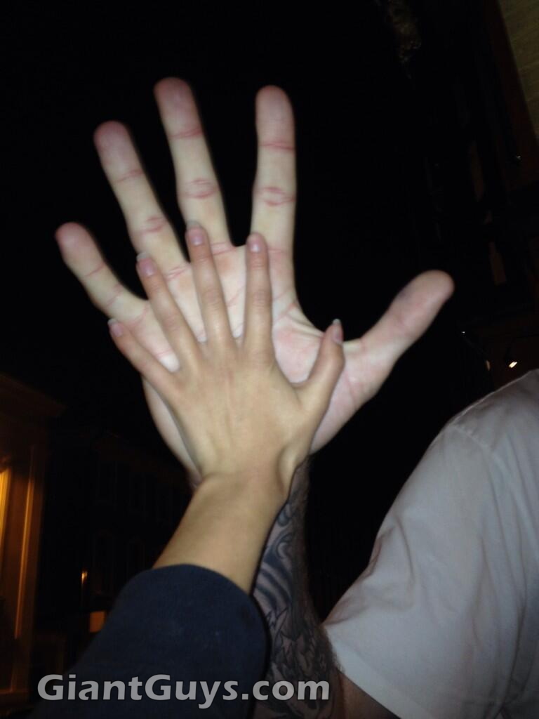 Gigantic hands