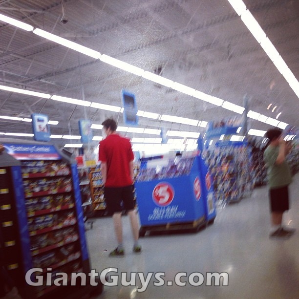 Walmart Giant tall guy