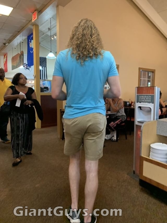 Tall Guy at Golden Corral