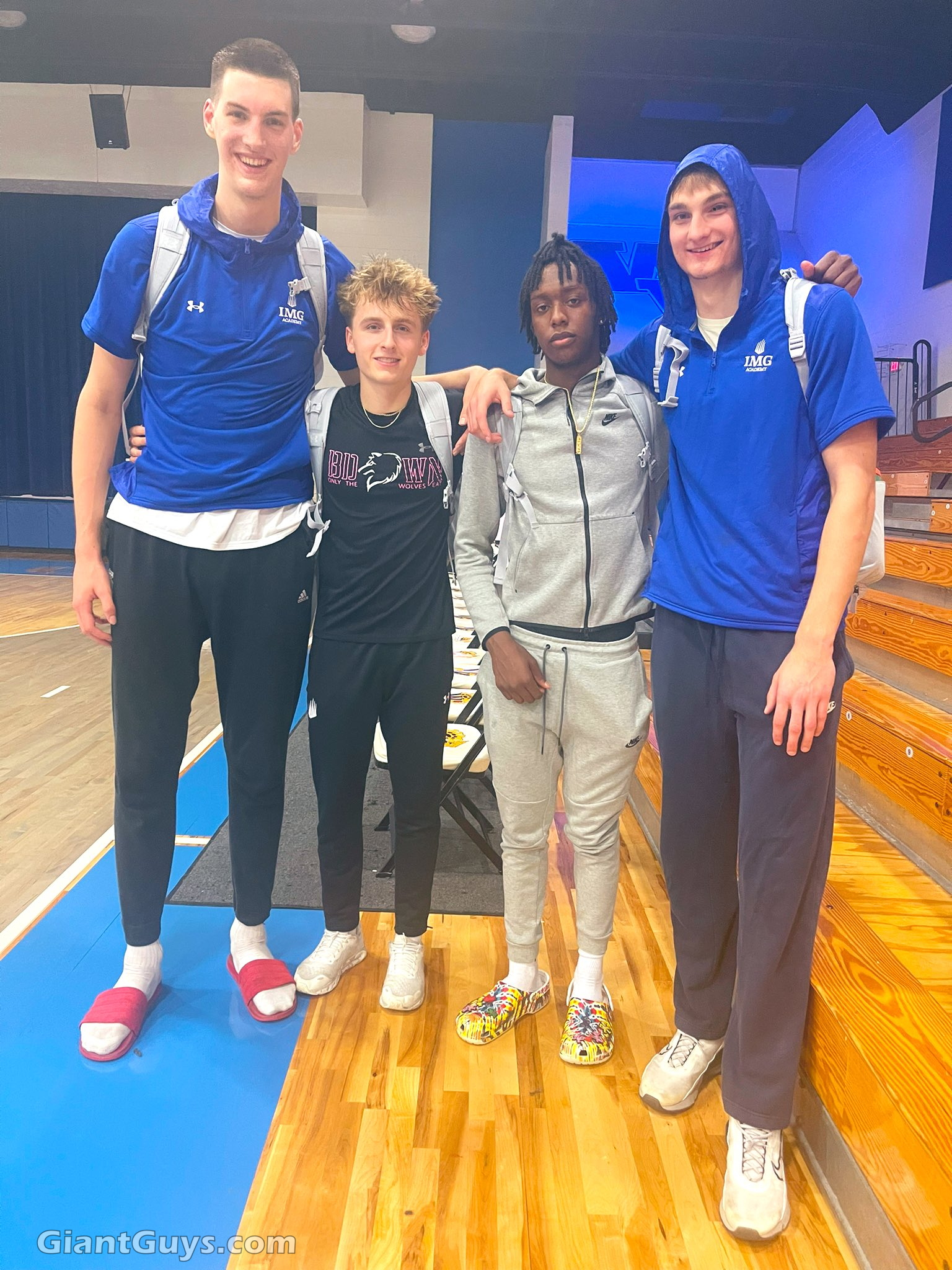 Olivier Rioux 7 foot 8 basketball IMG Academy