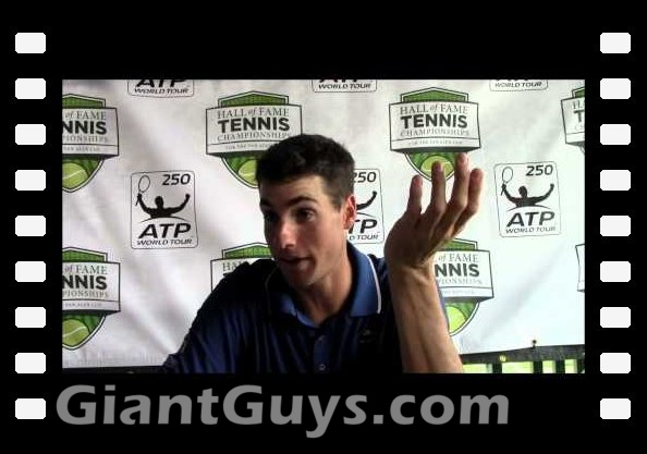 Newport 2013: Exactly How Tall Are You, John Isner?